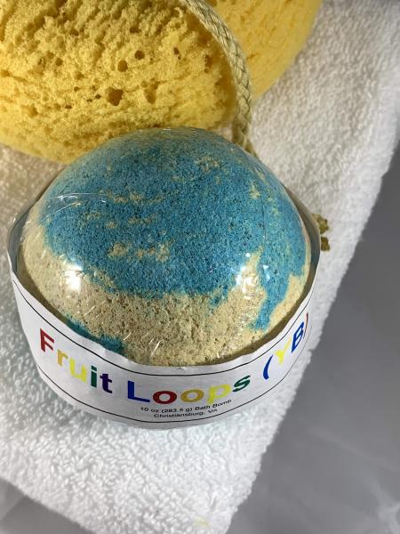 Fruit Loops Scented Large Bath Bomb | Fun Bath Bombs for Kids | Gifts Under 10 | Self Care Gifts | Christmas Gifts | Stocking Stuffers picture