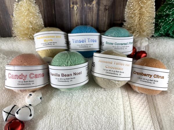 Holiday Mini Bath Bombs | Stocking Stuffers for Women | Gifts for Kids, Teachers, Co-Workers | Gifts for Her | Gifts Under 10