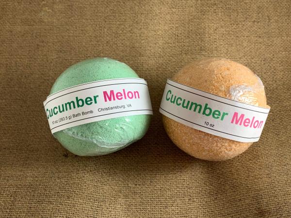 Cucumber Melon Homemade Large Bath Bomb | Christmas Gifts for Teens | Gifts Under 10 | Gifts for Her picture