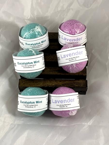Classic Scent Mini Bath Bomb Sampler | Mini Bath Bomb Set | Bath Bomb Gift Set | Lavender and Eucalyptus Mint | Stocking Stuffers Under 10 picture