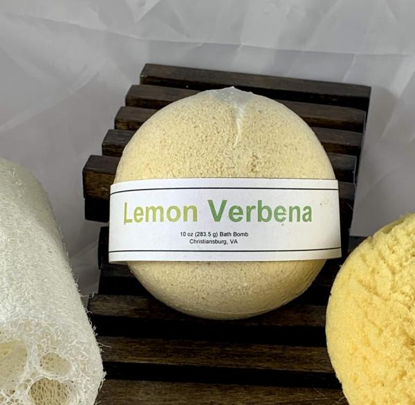 Lemon Verbena Bath Bomb | Homemade Bath Bombs | Teen Christmas Gift | Unique Stocking Stuffers Under 10 | Gifts for Her | Self Care Kit picture