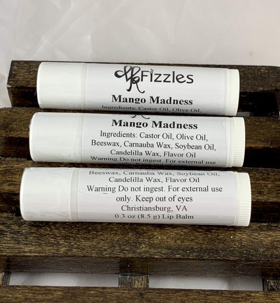 Natural Lip Balm | Mango Madness Flavored Lip Balm | Gifts for Her | Stocking Stuffers under 5 picture