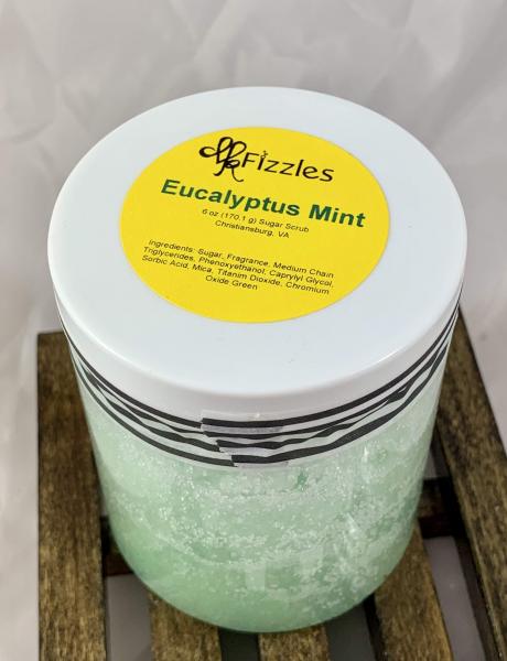 Eucalyptus Mint Face and Body Sugar Scrub | Self Care At Home | Natural Skin Care | Gifts Under 10 | Stocking Stuffers under 10 | Teen Gift picture