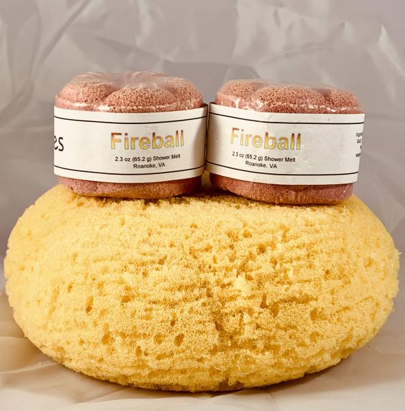 Cinnamon Scent Shower Steamers for Men | Fireball Candy Aromatherapy Shower Melts | Stocking Stuffer Gifts Under 5 | Husband Gift picture
