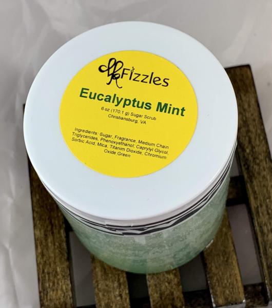 Eucalyptus Mint Face and Body Sugar Scrub | Self Care At Home | Natural Skin Care | Gifts Under 10 | Stocking Stuffers under 10 | Teen Gift picture