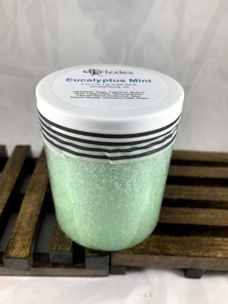 Eucalyptus Mint Face and Body Sugar Scrub | Self Care At Home | Natural Skin Care | Gifts Under 10 | Stocking Stuffers under 10 | Teen Gift picture