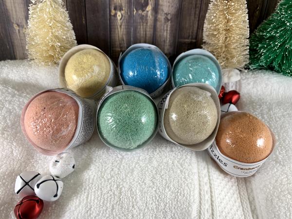 Holiday Mini Bath Bombs | Stocking Stuffers for Women | Gifts for Kids, Teachers, Co-Workers | Gifts for Her | Gifts Under 10 picture
