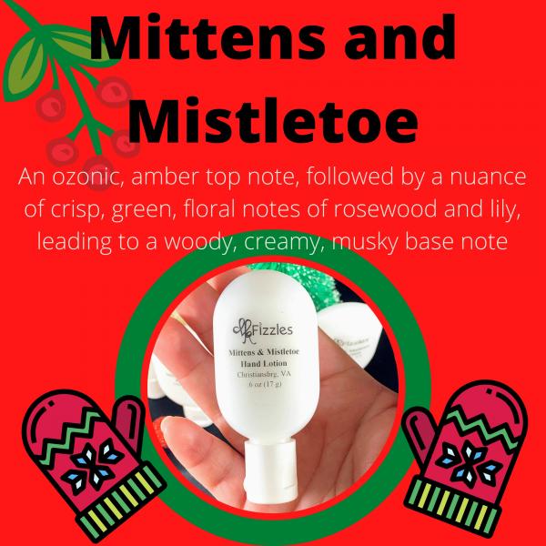 Mittens & Mistletoe Hand Lotion | Small Hand Lotion | Hand and Nail Cream | Gifts Under 5