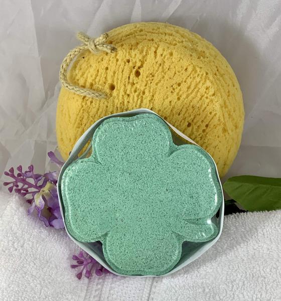 Clover Fields and Aloe Scented Large Bath Bomb or Mini Bath Bombs | Clean Fresh Bath Bombs | Gifts Under 10 | Stocking Stuffers picture