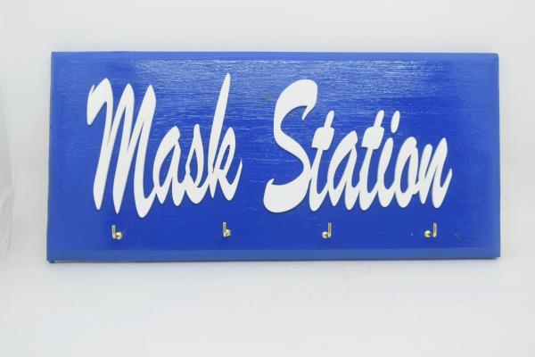 Mask Station-Blue and White picture