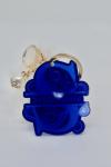 Monogram Keychain-Blue