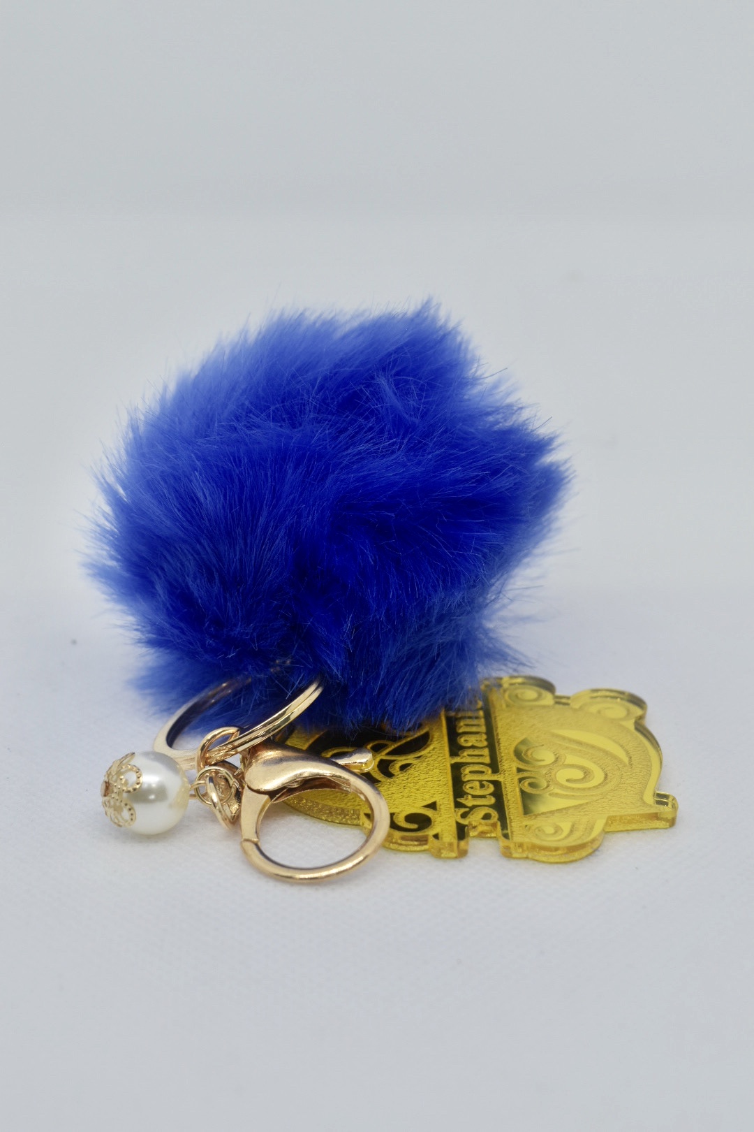 Monogram Keychain-Yellow picture