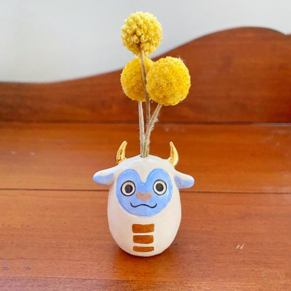 Blue Yeti Flower Vase