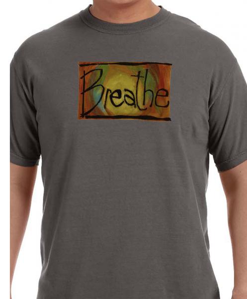 " Breathe" Original Block Printed Shirt picture