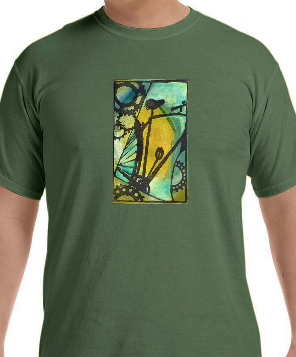 "Bike" Original Block Printed Shirt picture