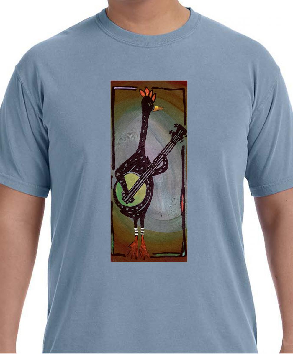 " Funk A' Chixen" Original Block Printed Shirt picture