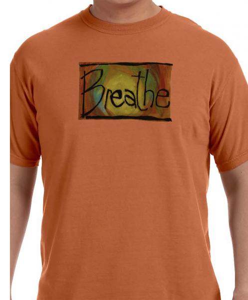 " Breathe" Original Block Printed Shirt picture