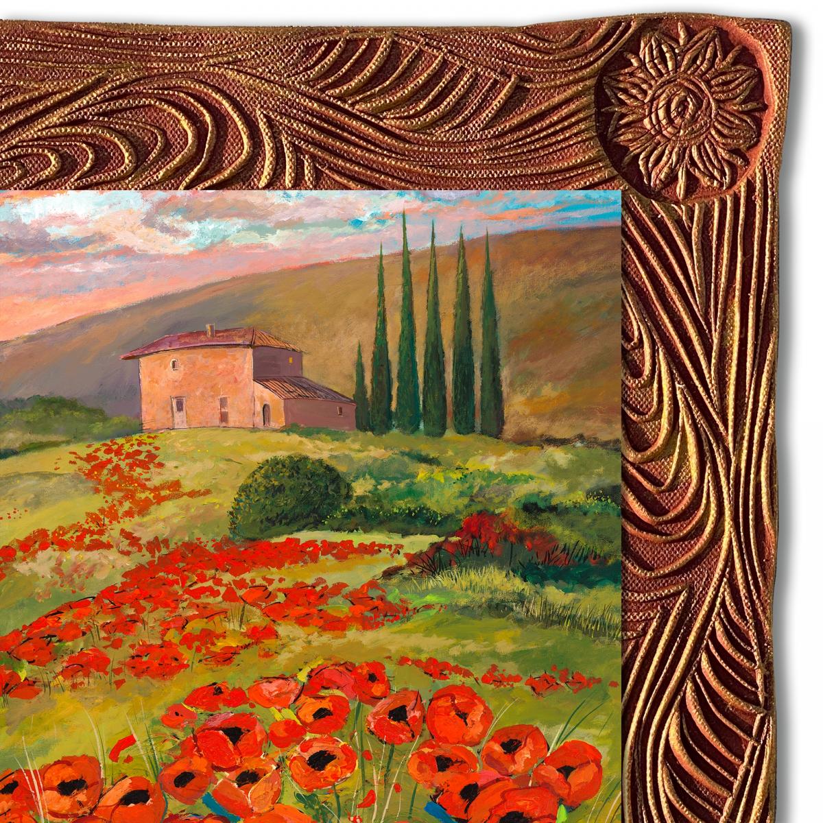 Tuscany Poppies/Square picture