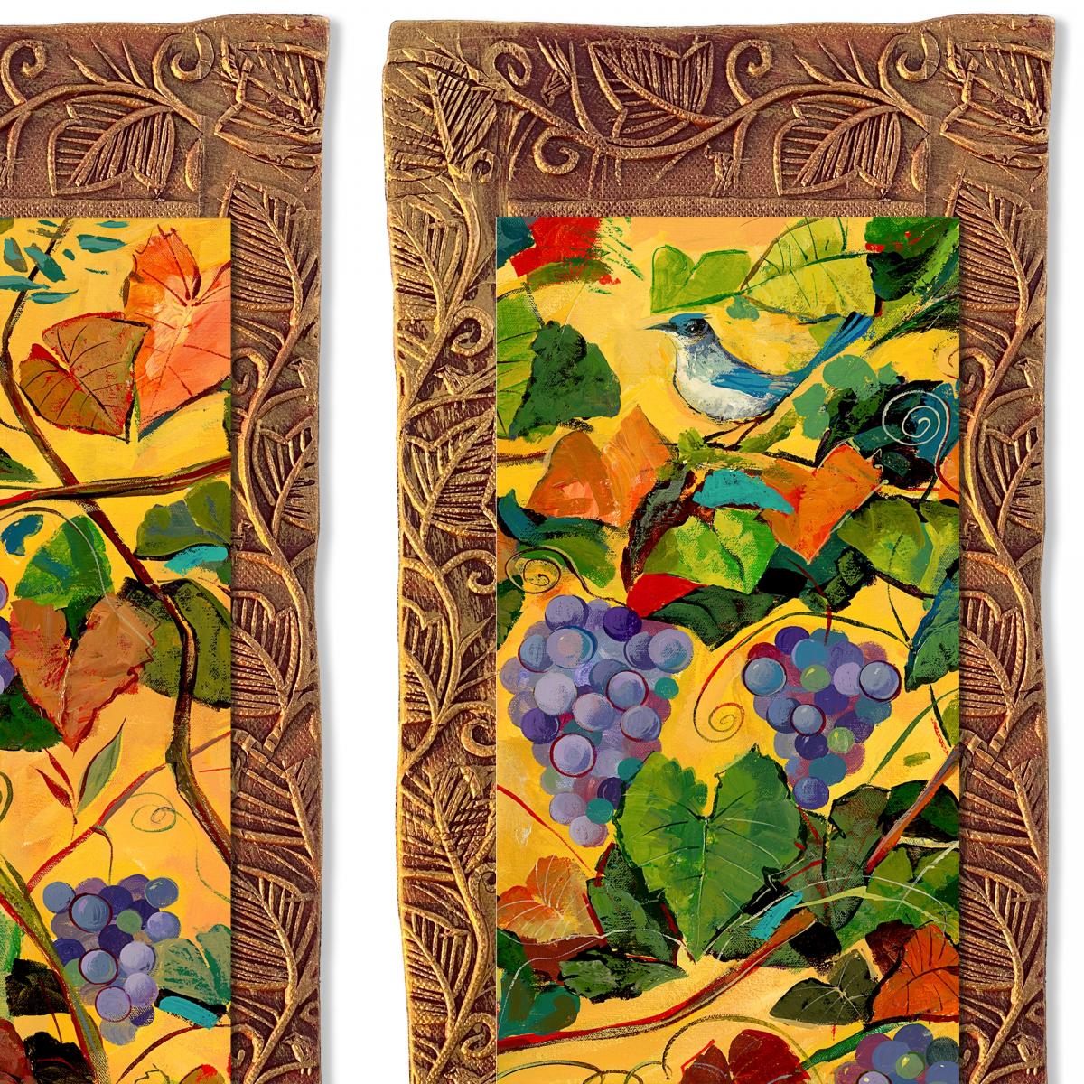 Grapes & Birds/Triptych picture