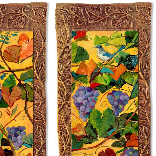 Grapes & Birds/Triptych picture