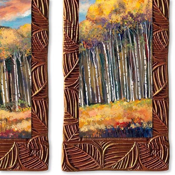 Sunset Aspens/Triptych picture