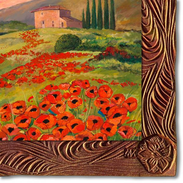 Tuscany Poppies/Square picture