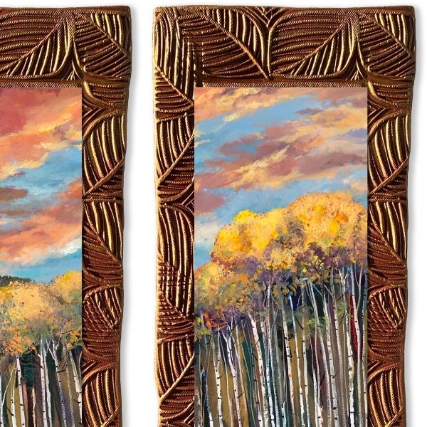 Sunset Aspens/Triptych picture
