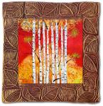 Red Sky Aspens/Square