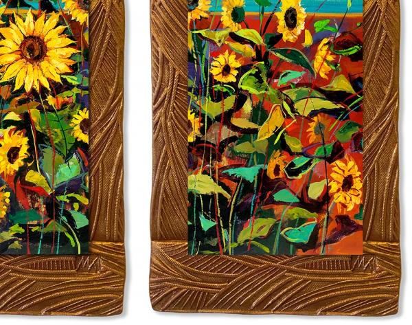 Wild Sunflowers/Triptych picture