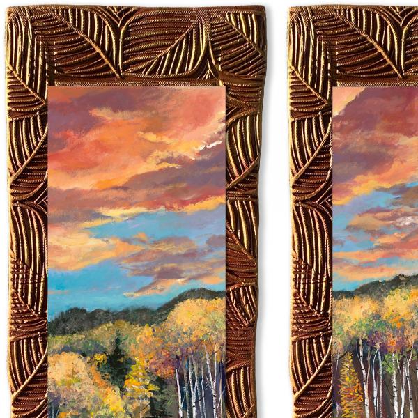 Sunset Aspens/Triptych picture