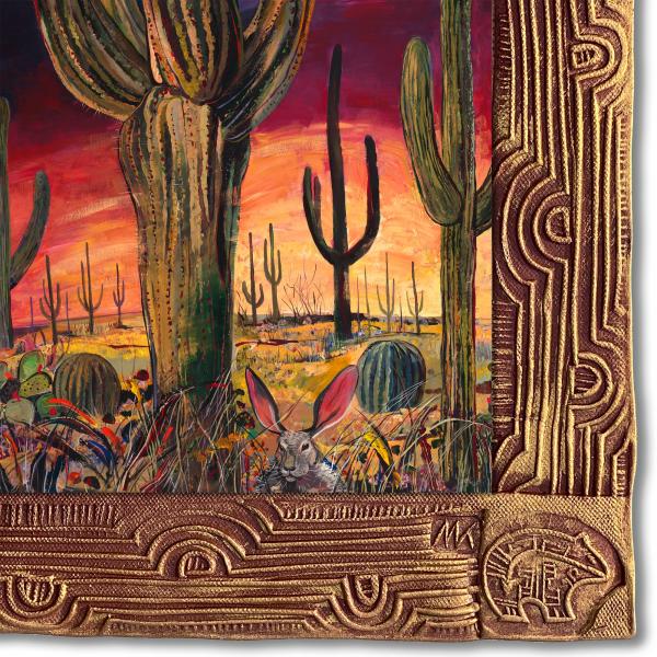 Saguaro Desert II/Square picture