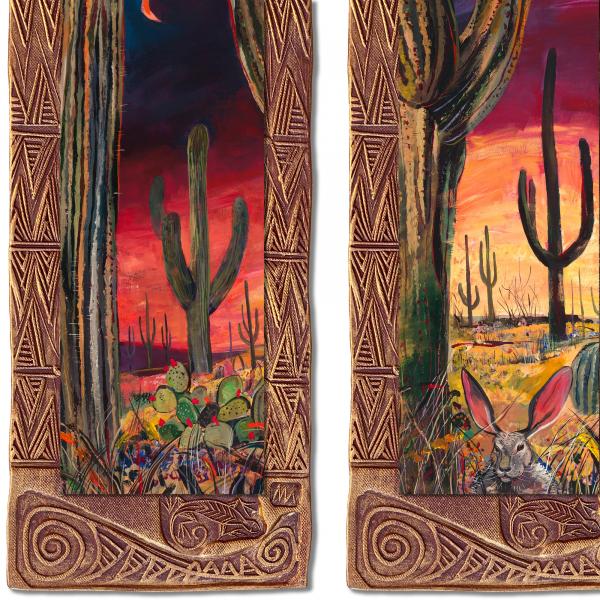 Saguaro Desert/Triptych picture
