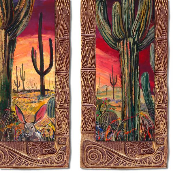 Saguaro Desert/Triptych picture