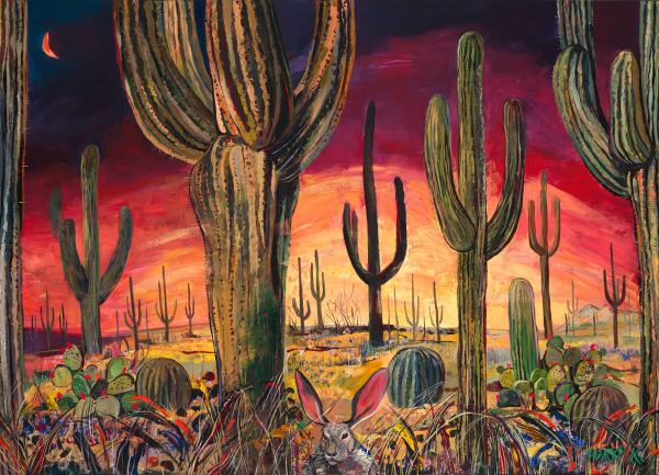 Saguaro Desert/detail picture