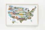 US Map Print