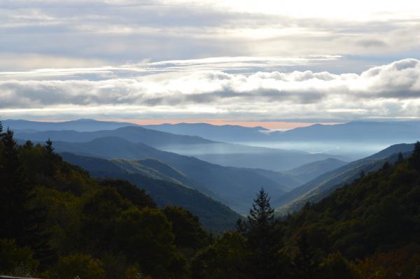 mountain sunrise