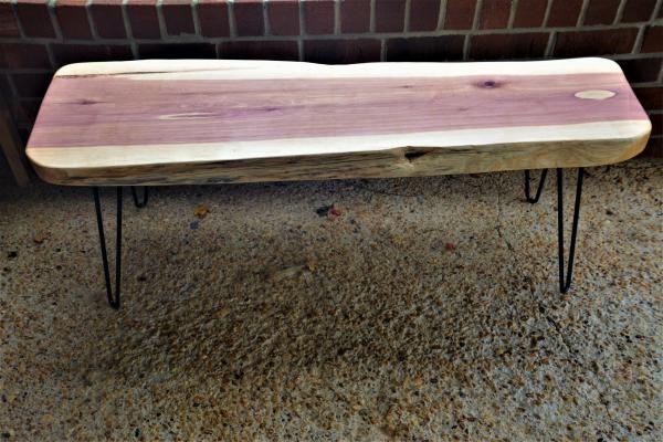 cedar bench picture