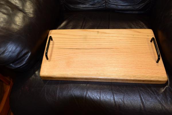 oak serving tray