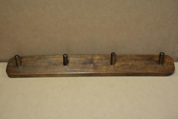 walnut coat rack