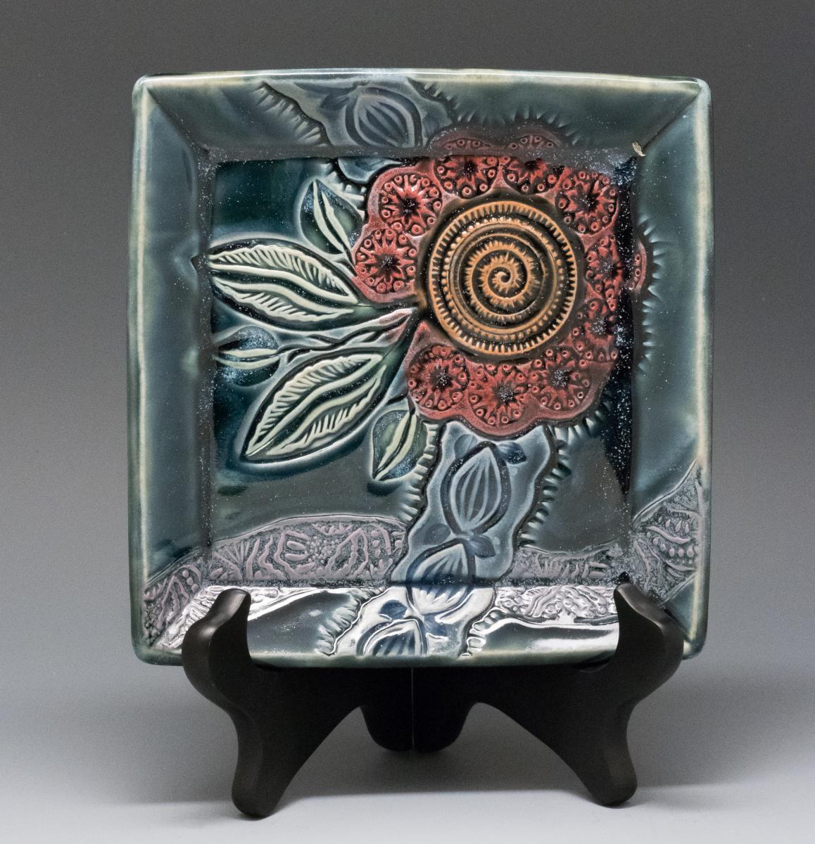 6" Square Beveled Plate picture