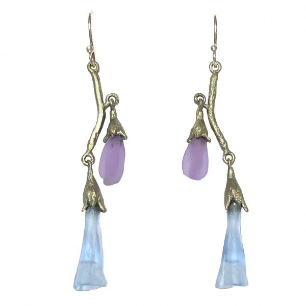 Michael Michaud Virginia Bluebells Earrings picture