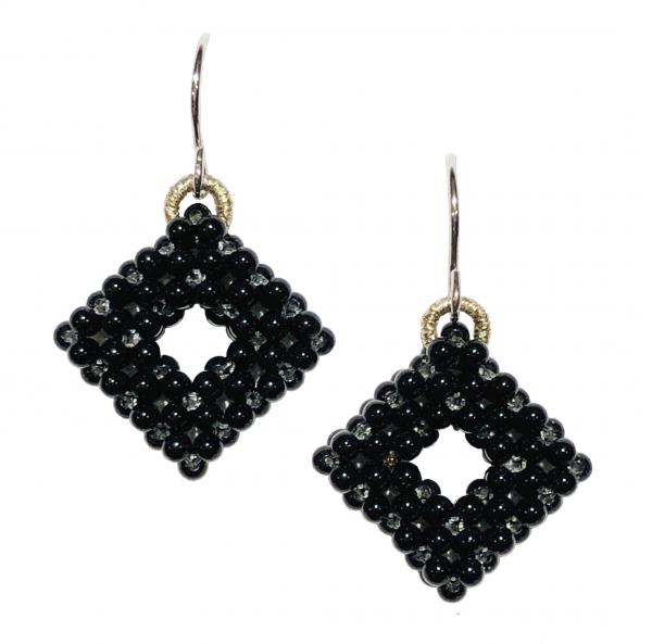 Onyx Diamond Earrings picture