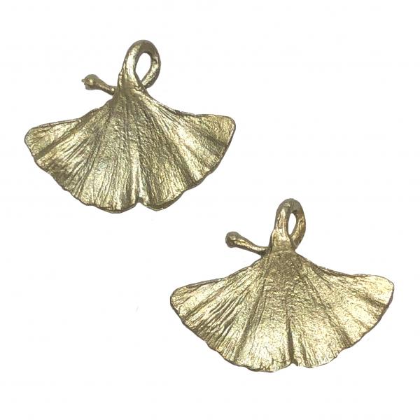 Michael Michaud Gingko Clip-On Earrings