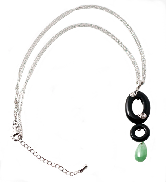 Jade & Onyx Necklace