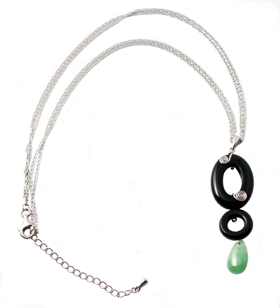 Jade & Onyx Necklace picture