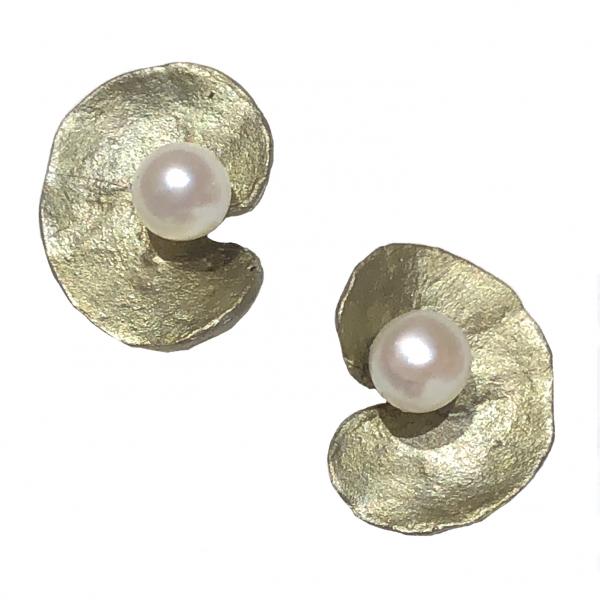 Michael Michaud Geranium Clip-On Earrings picture