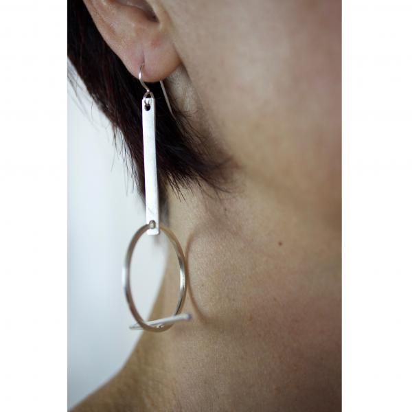 balancing act sterling silver earrings picture