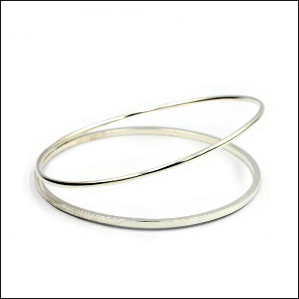 double bangle V bracelet picture