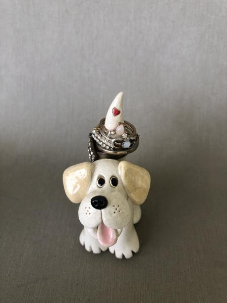 Dog ring holder picture