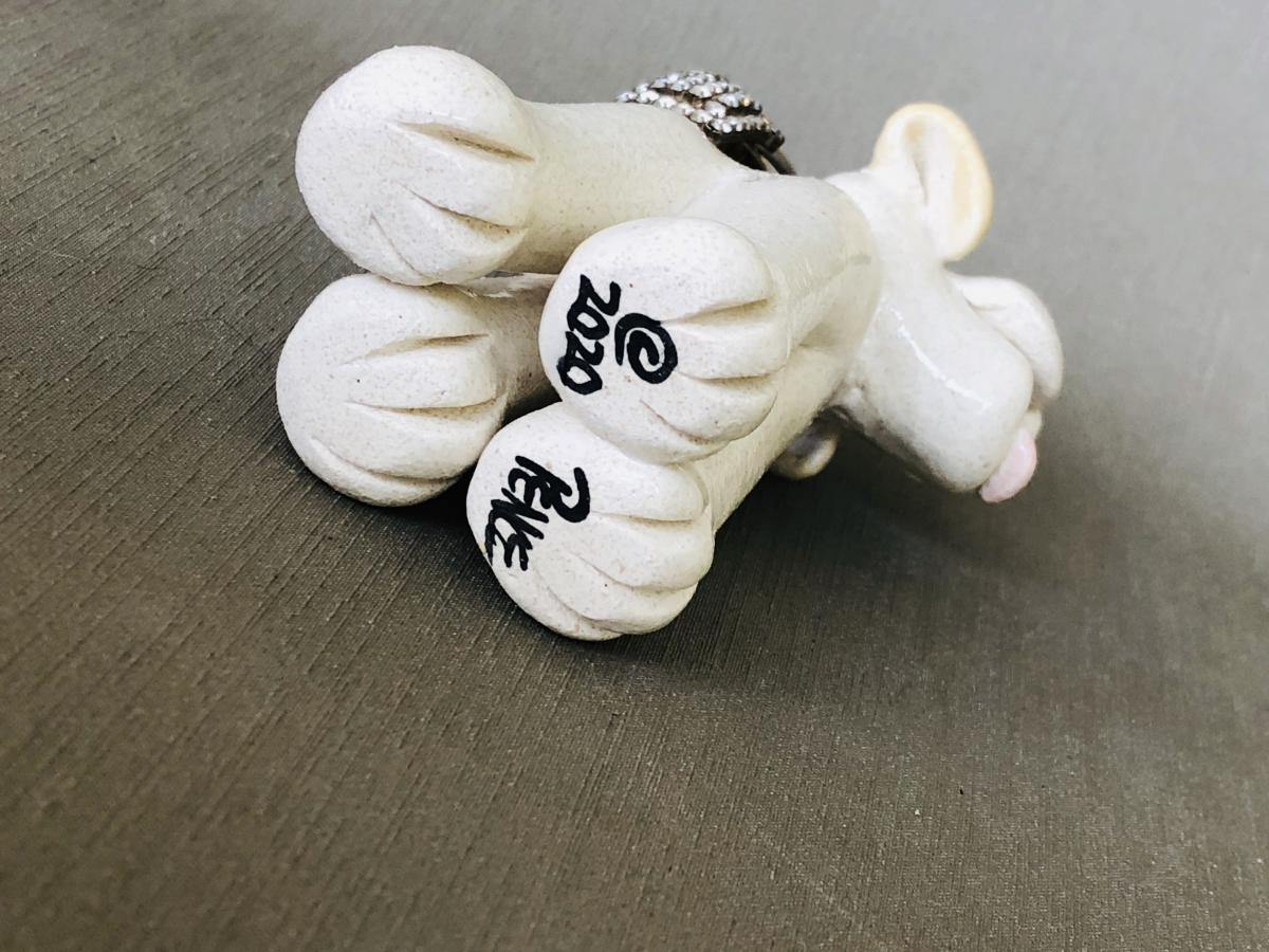 Dog ring holder picture